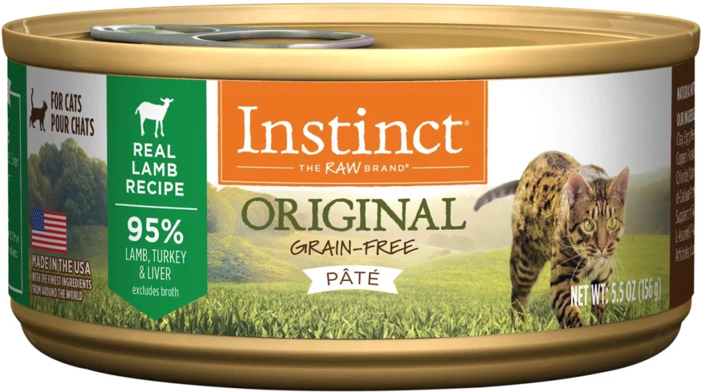 Instinct Original Grain-Free Pate Real Lamb Recipe Canned Cat Food