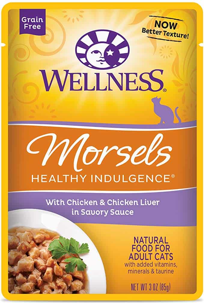 Wellness Healthy Indulgence Natural Grain Free Wet Cat Food Pouches