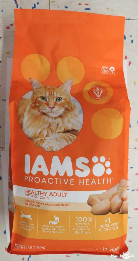 Iams Dry cat food pack