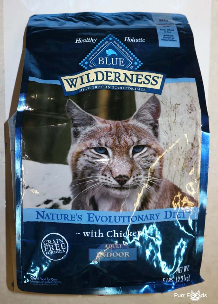 Blue buffalo wilderness dry cat food pack