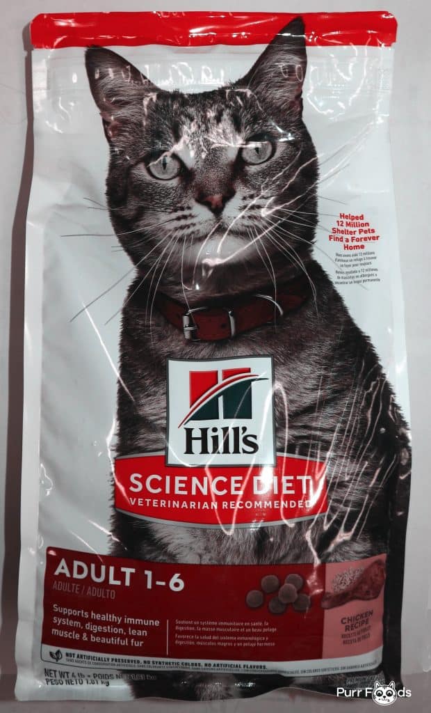 Hill's dry cat food pack