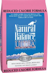 Natural Balance Original Ultra Reduced Calorie Dry Cat Food, Chicken Meal, Chicken, Brown Rice, Potatoes, Oat Groats & Barley